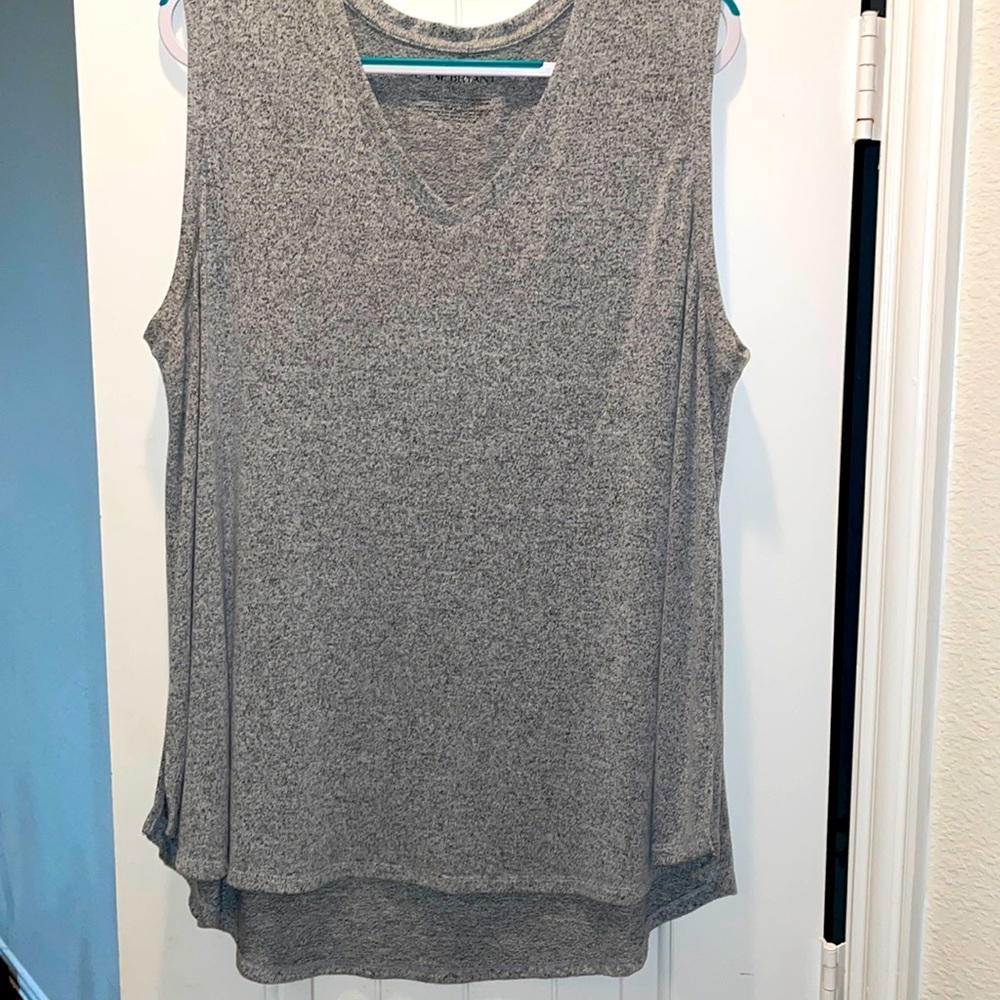 Lane Bryant Gray Sleeveless Top 18/20